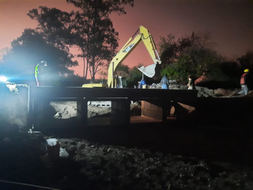 Platea de hormigón para complejo portuario y logístico en Güemes, Salta