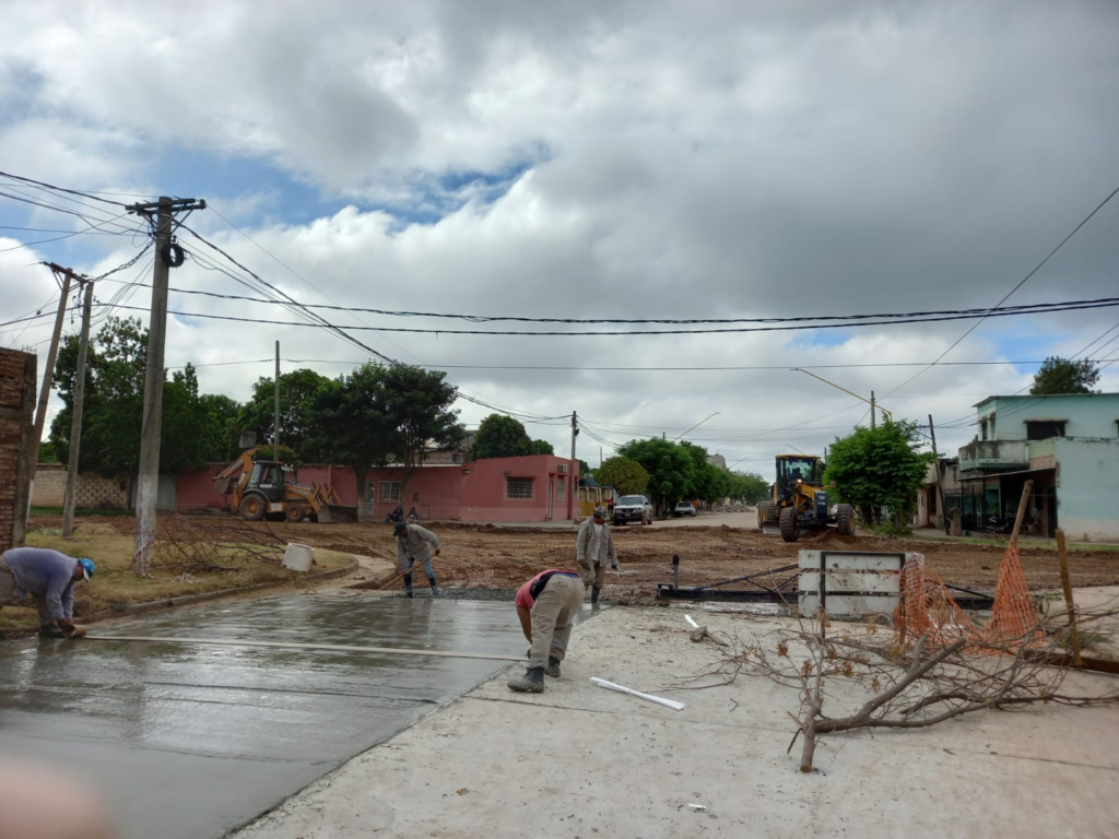 Pavimentación de calles urbanas en Salta